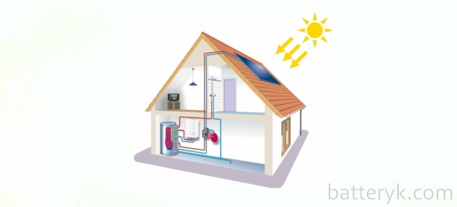 Отопление дома с помощью гелиоустановки